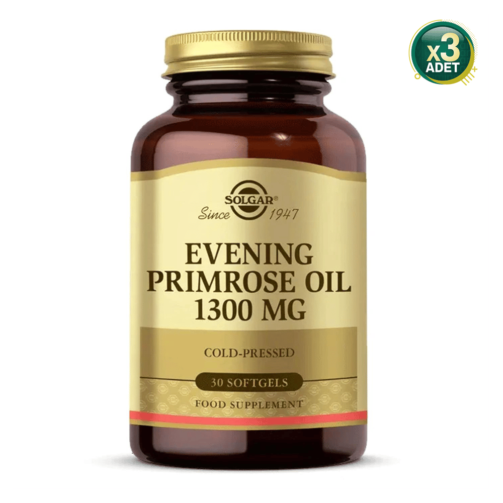 Solgar Evening Primrose Oil 1300 mg 30 Kapsül 3 Adet