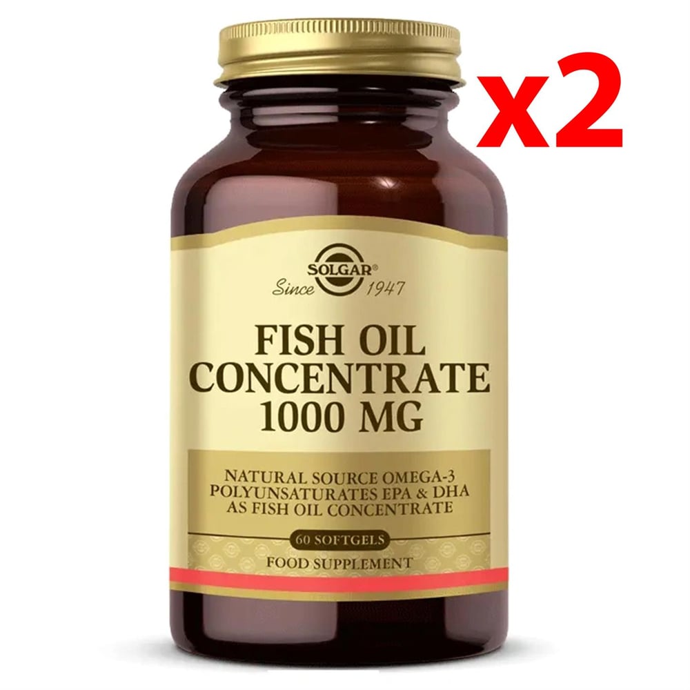 Solgar Fish Oil 1000 mg 60 Kapsül 2 Adet