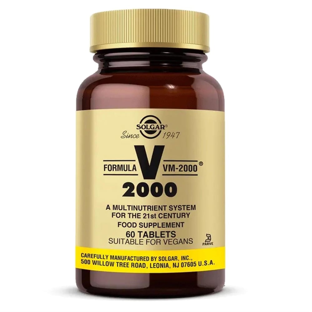 Solgar Formula VM-2000 Multivitamin ve Mineral 60 Tablet
