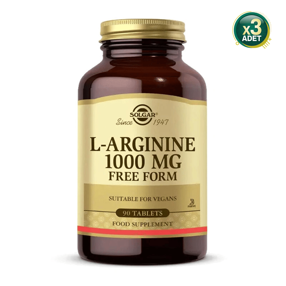 Solgar L-Arginine 1000 mg 90 Tablet 3 Adet