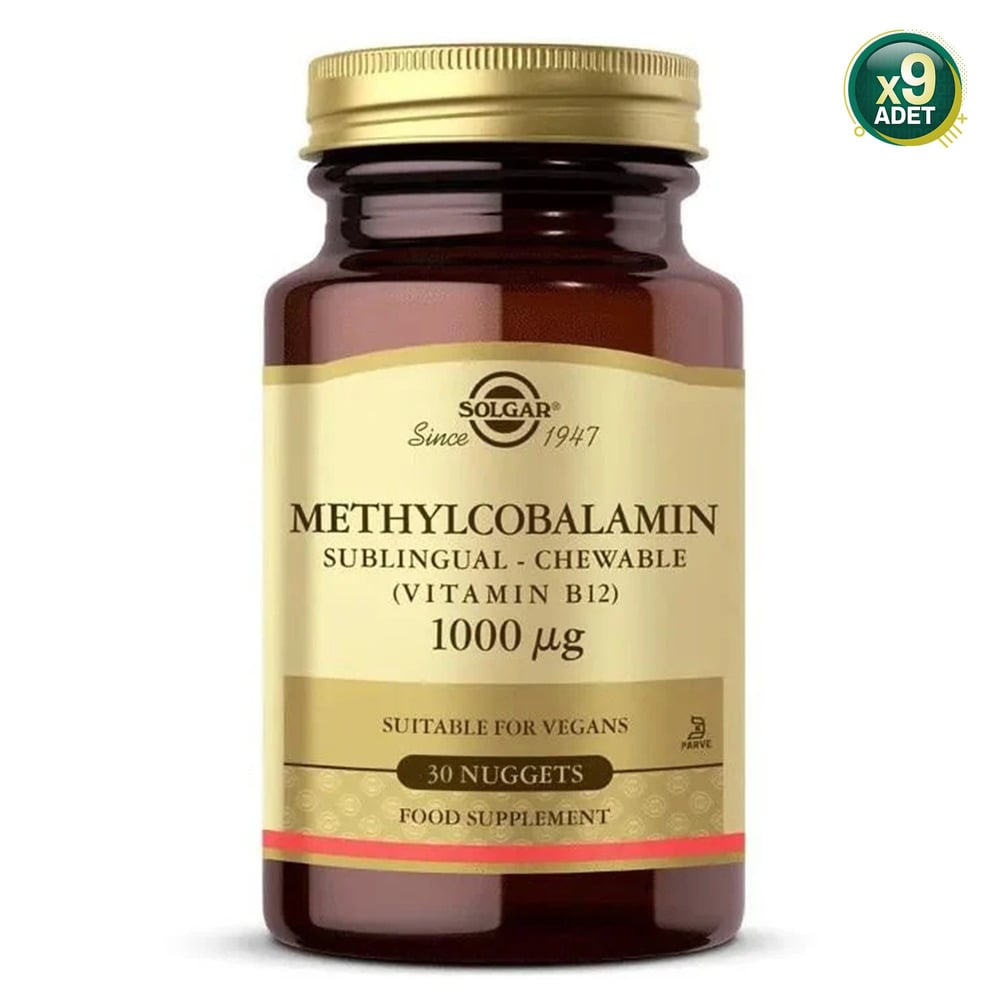 Solgar Methylcobalamin B12 30 Tablet 9'lu