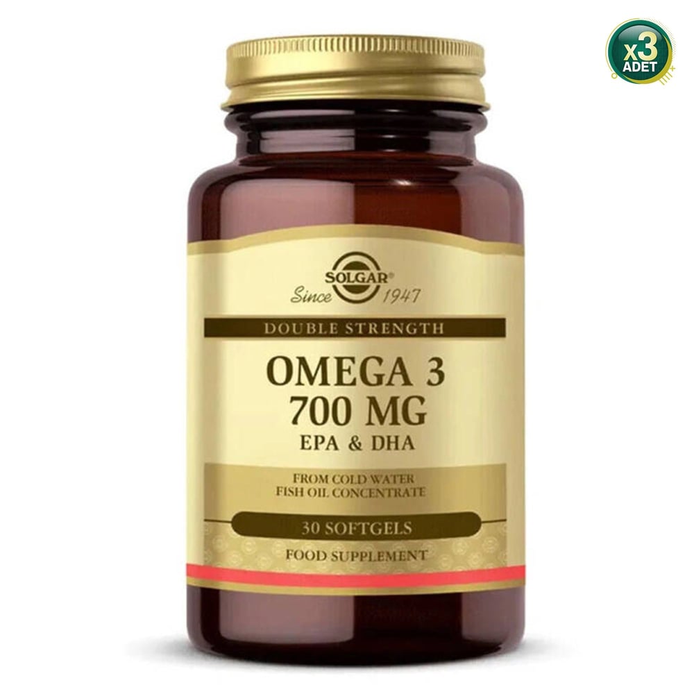 Solgar Omega 3 700 mg 30 Kapsül 3'lü