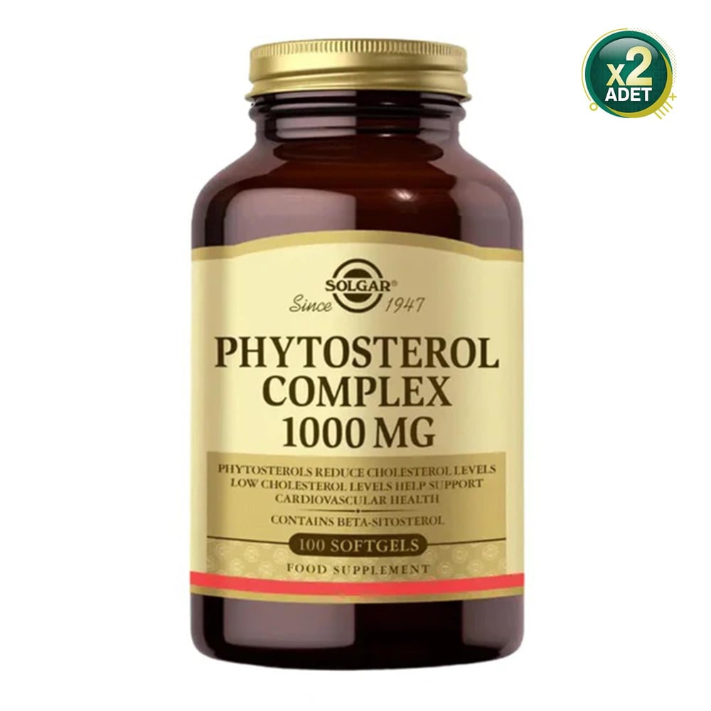 Solgar Phytosterol Complex 1000 mg 100 Kapsül 2 Adet