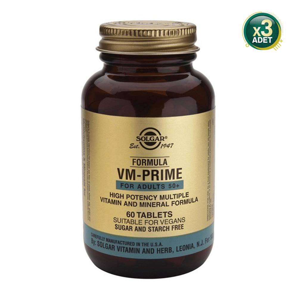 Solgar Vm-Prime 50+ 60 Tablet 3 Adet 