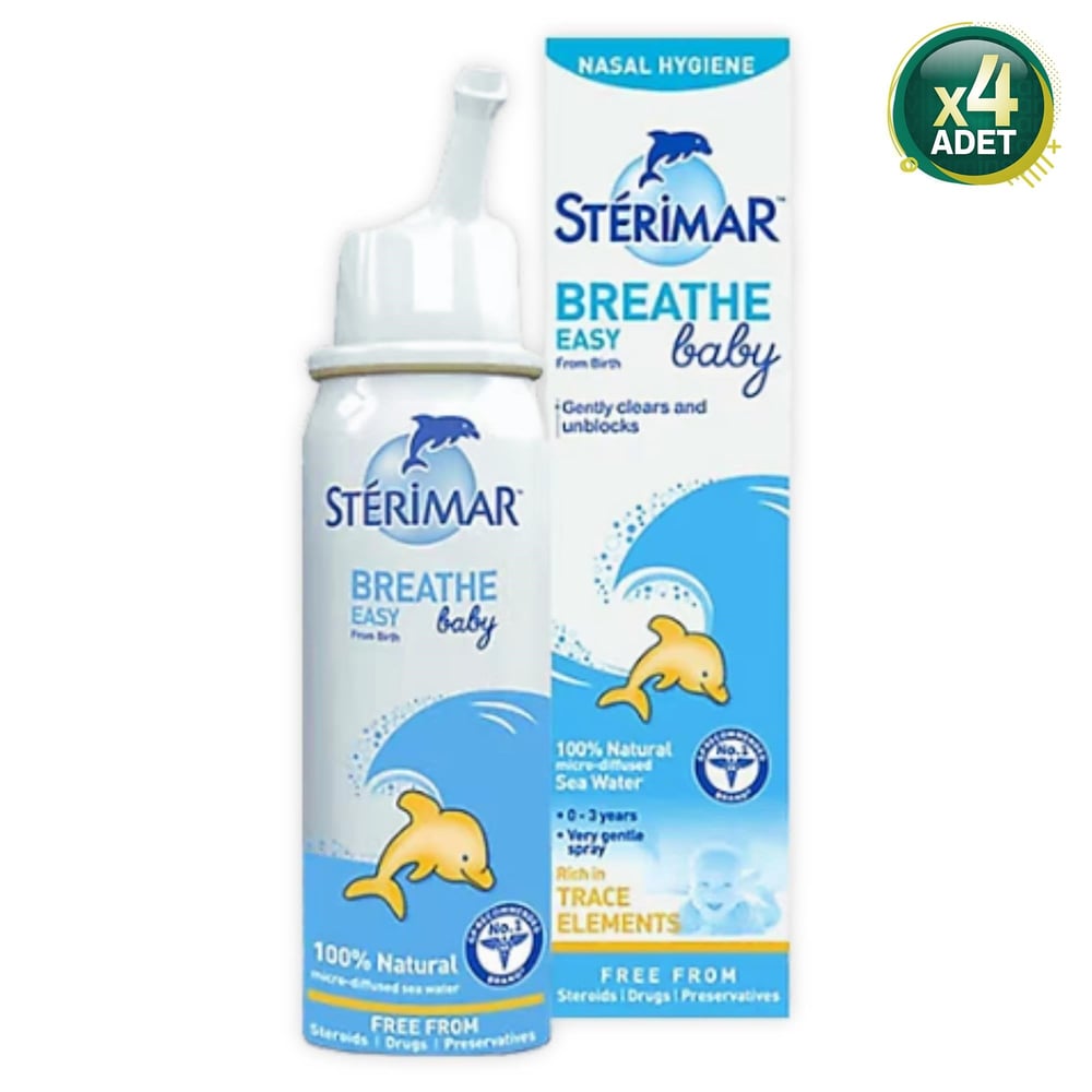 Sterimar Burun Spreyi Nose Hygiene Bebe 100 ml 4 Adet