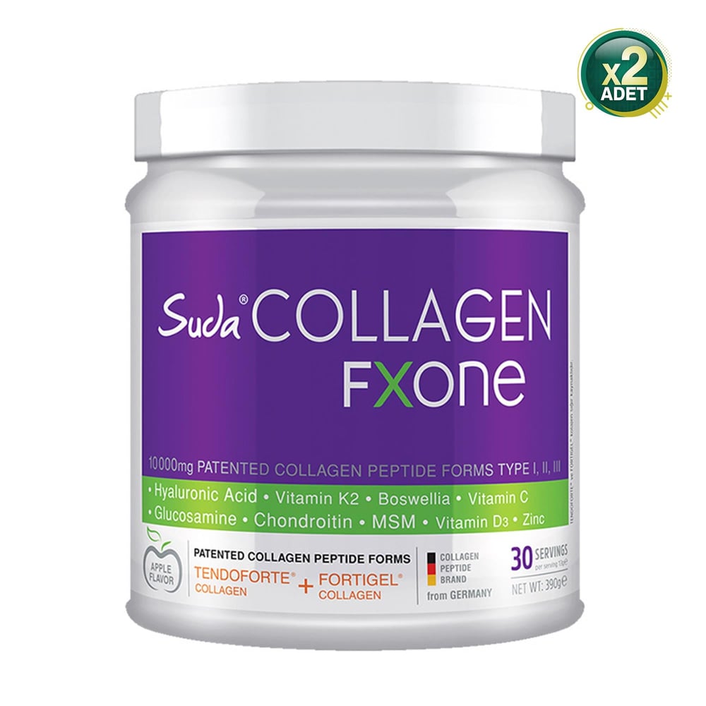 Suda Collagen Fxone Elma Aromalı 390 gr 2 Adet