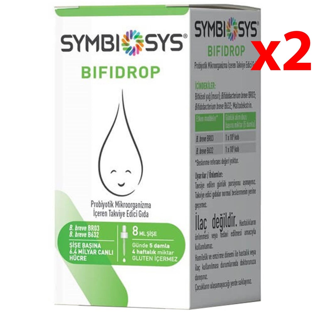 Symbiosys Bifidrop Probiyotik Damla 8 ML 2 Adet