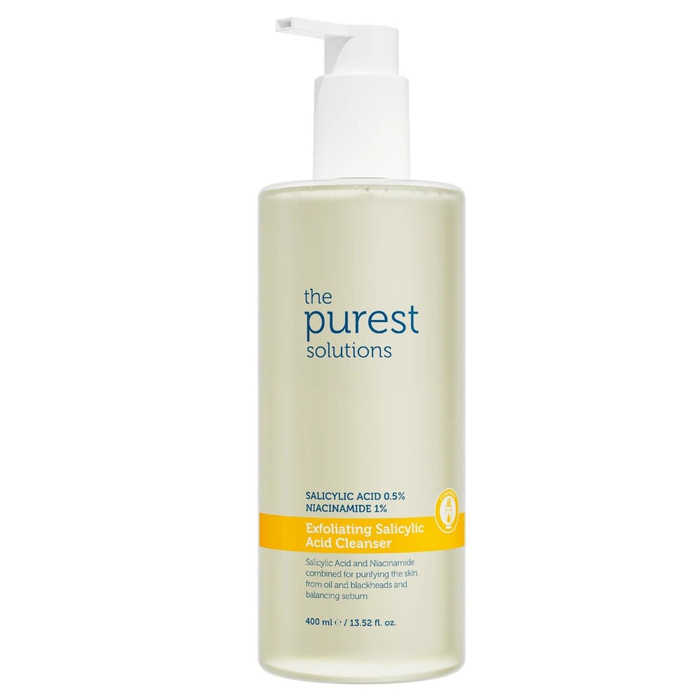 The Purest Solutions Exfoliating Salisilik Asit Yağlı ve Karma Ciltler için Yüz Temizleme Jeli 400 ml