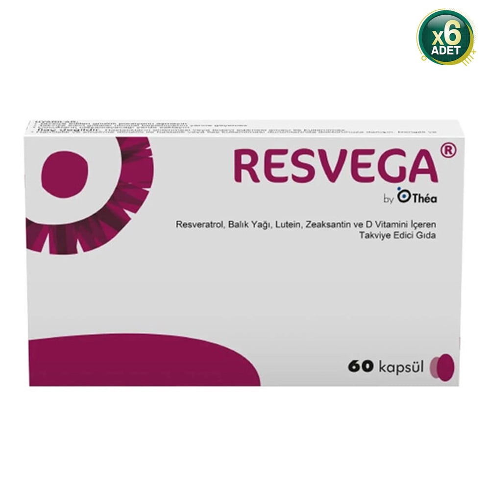 Thea resvega 60 kapsül 6 Adet
