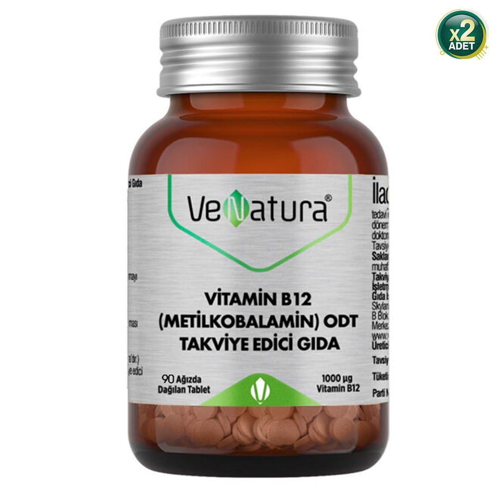 Venatura B12 Metilkobalamin Odt 90 Tablet 2 Adet
