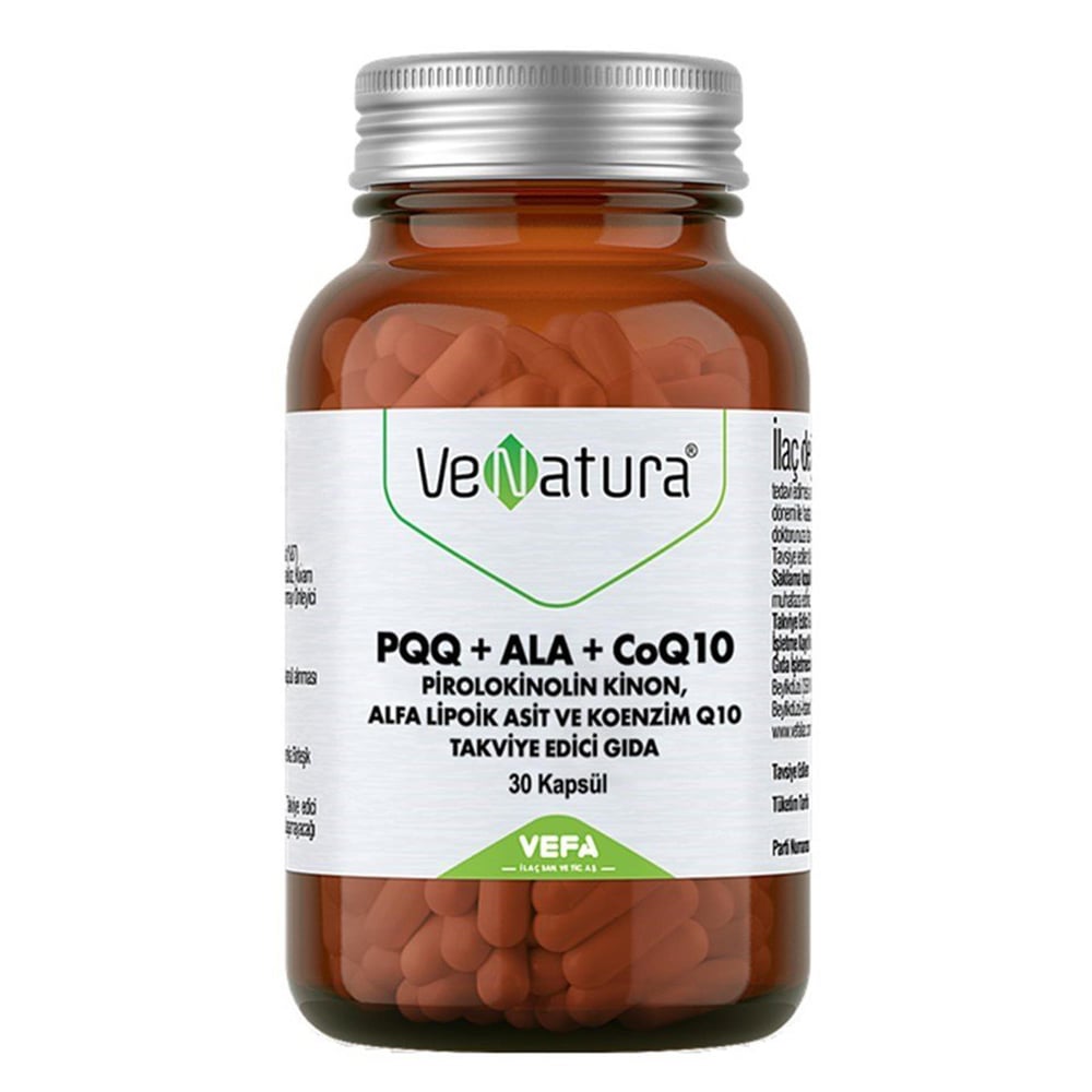 Venatura PQQ + ALA + CoQ10 30 Kapsül