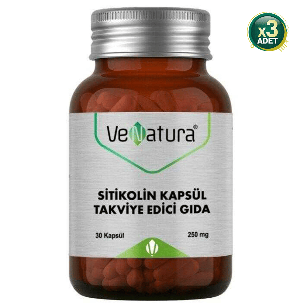 Venatura Sitikolin 250 mg 30 Kapsül 3 Adet