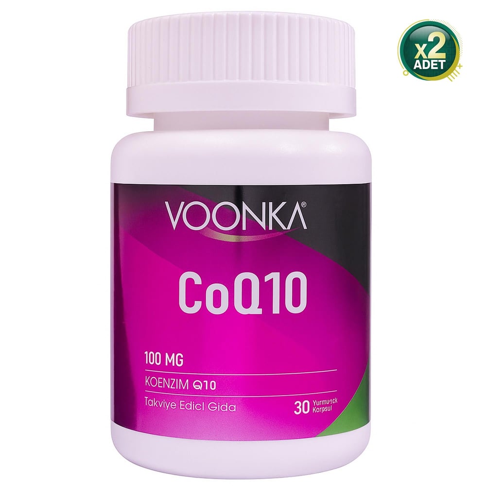 Voonka CoQ10 100 mg 30 Kapsül 2 Adet