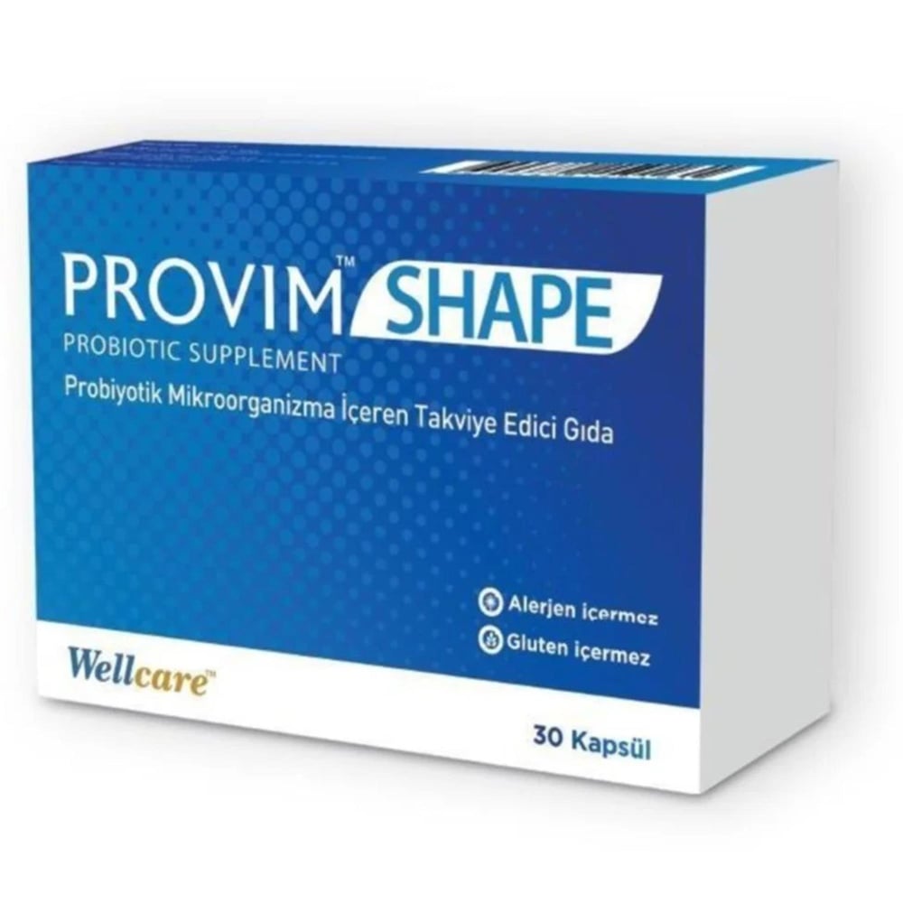 Wellcare Provim Shape Probiyotik 30 Kapsül