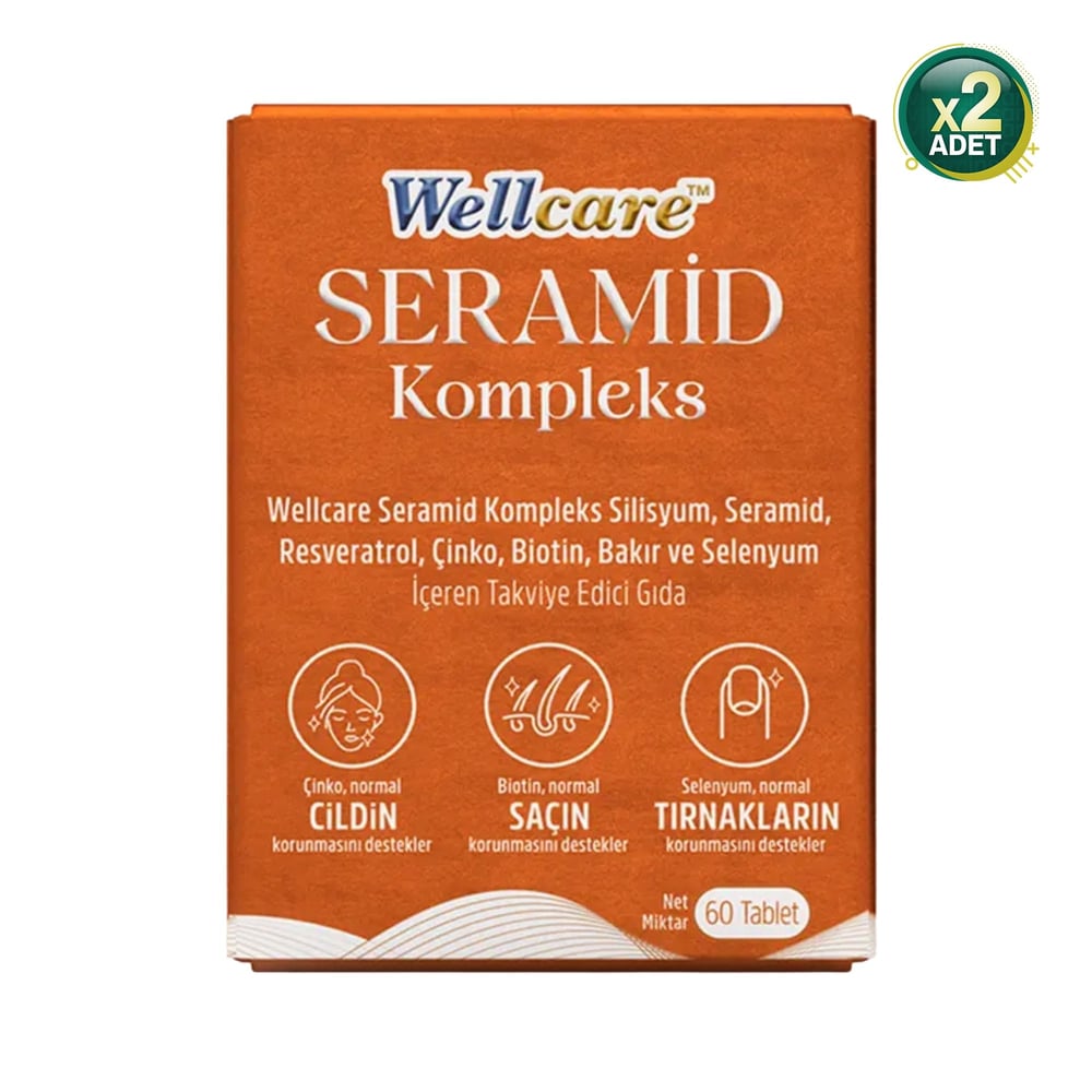 Wellcare Seramid Kompleks 60 Tablet 2 Adet