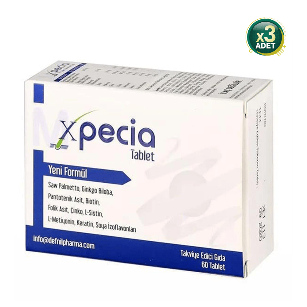 Xpecia Erkek 750 mg 60 Tablet 3 Adet