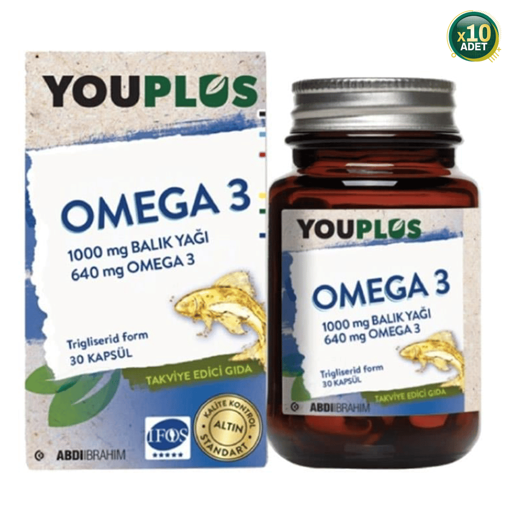 Youplus Omega 3 30 Kapsül 10 Adet