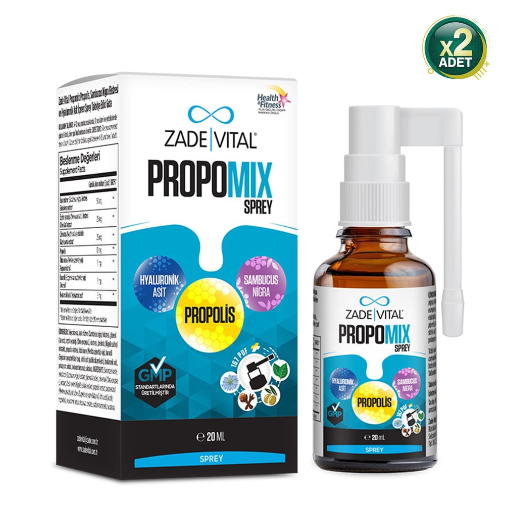 Zade Vital Propomix Sprey 20 ml 2 Adet