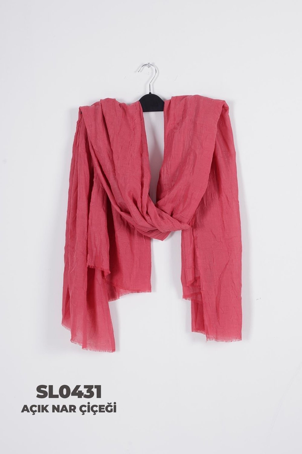 Bambu Kraş Şal Açık Nar Çiçeği SL0431-3931