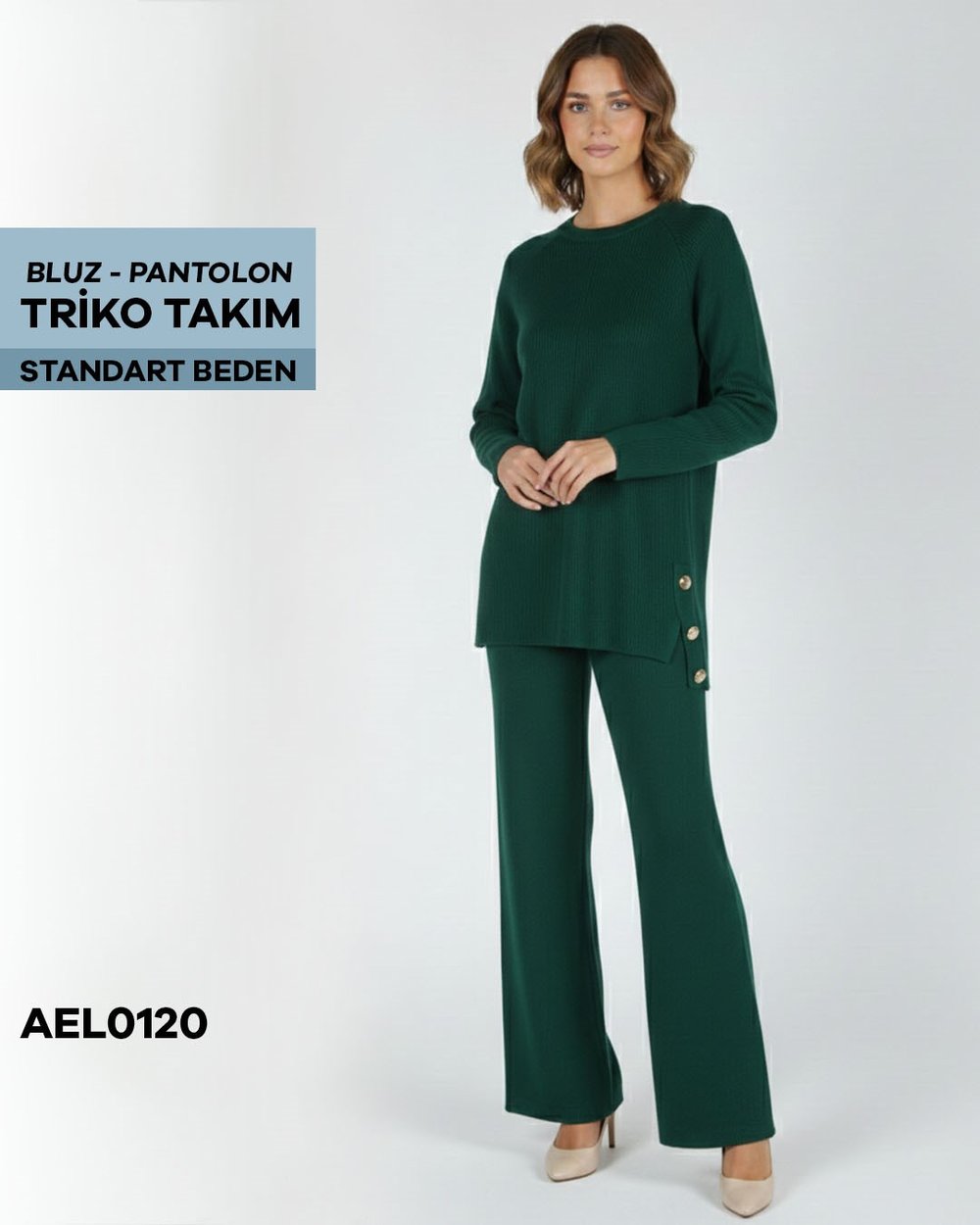 BLUZ-PANTOLON TRİKO TAKIM Standart AEL0120-21722