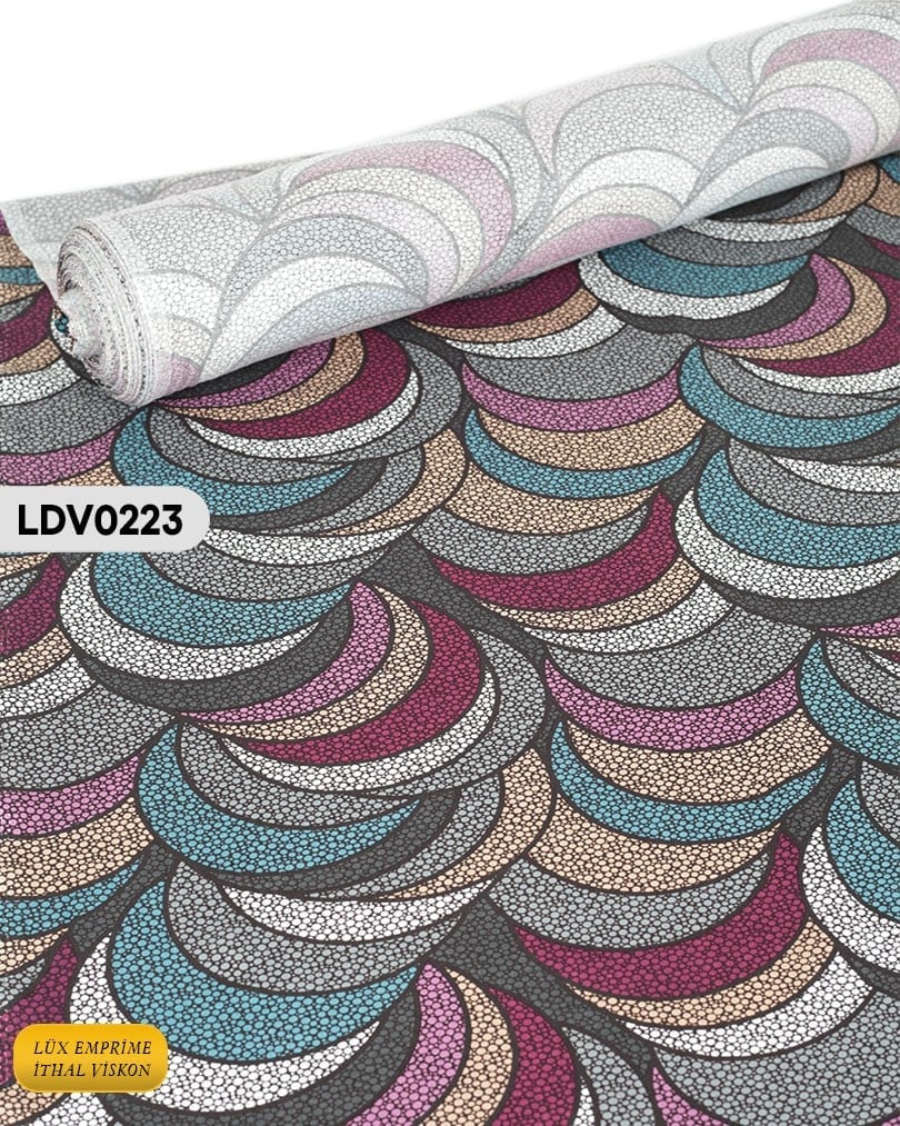 Dar En Pamuk Viskon Kumaş ( TEK EN ) 90cm-LDV0223