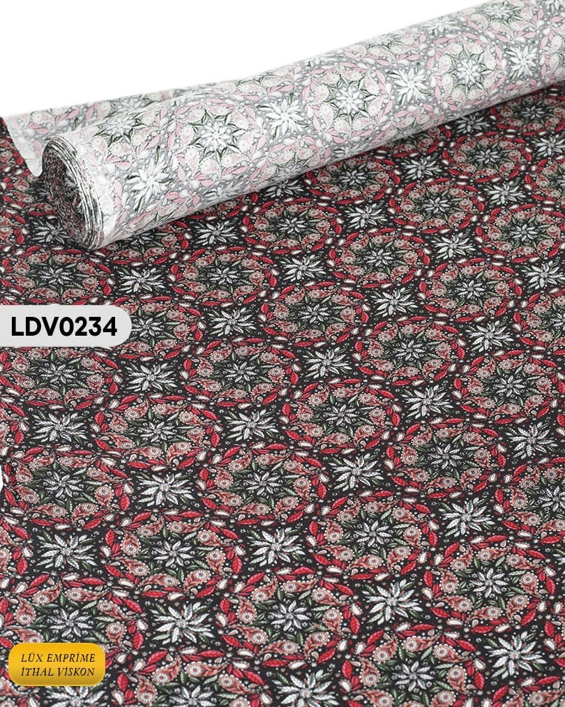 Dar En Pamuk Viskon Kumaş ( TEK EN ) 90cm-LDV0234