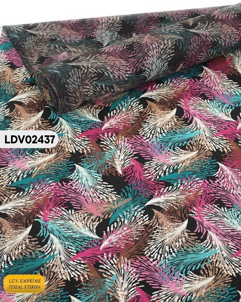 Dar En Pamuk Viskon Kumaş ( TEK EN ) 90cm-LDV02437