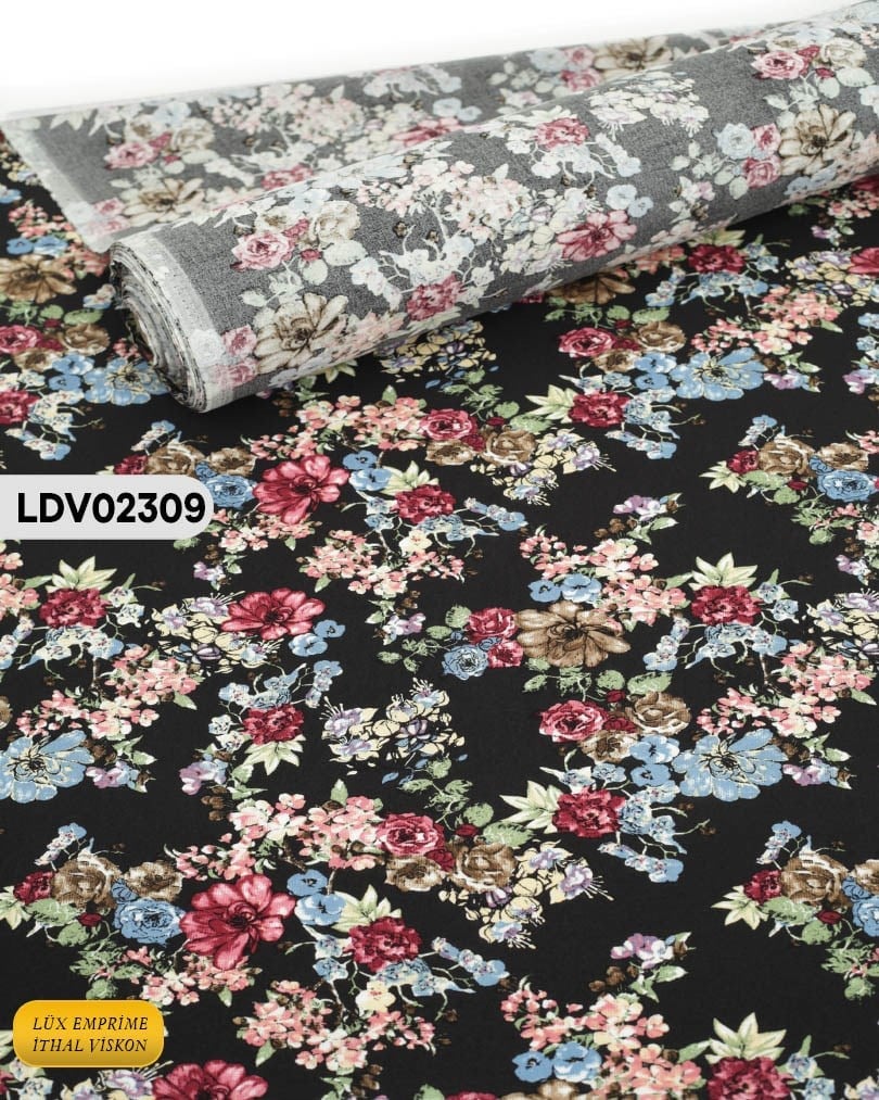 Dar En Pamuk Viskon Kumaş ( TEK EN ) 90cm-LDV02309