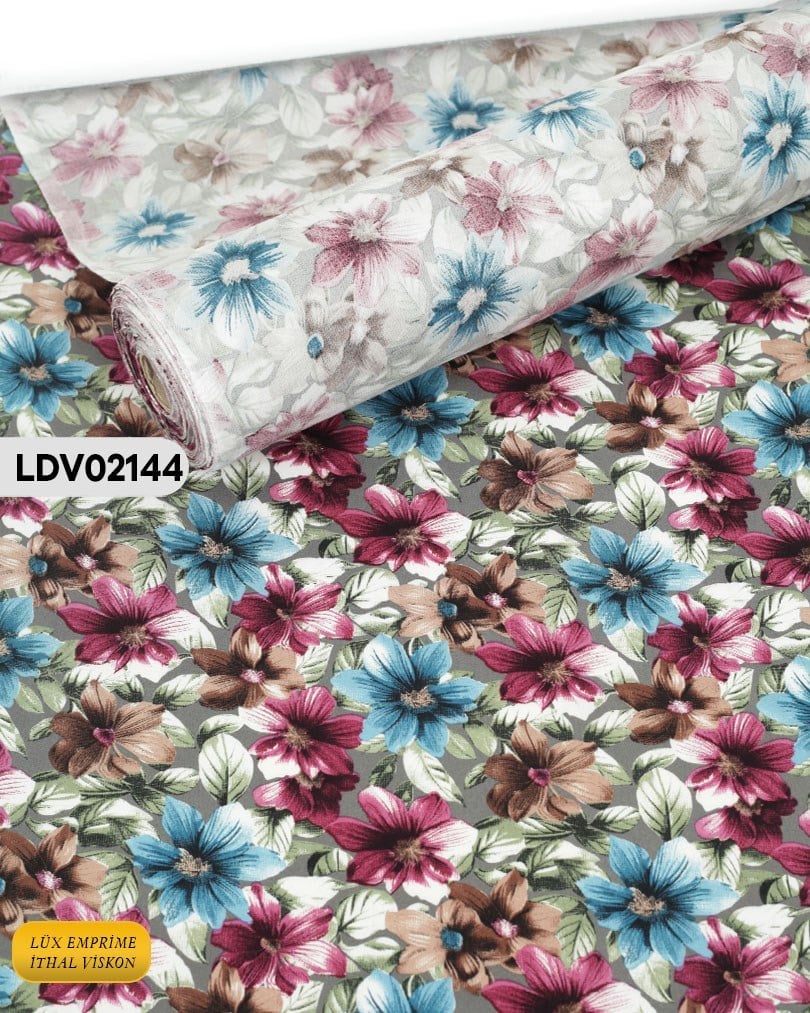 Dar En Pamuk Viskon Kumaş ( TEK EN ) 90cm-LDV02144