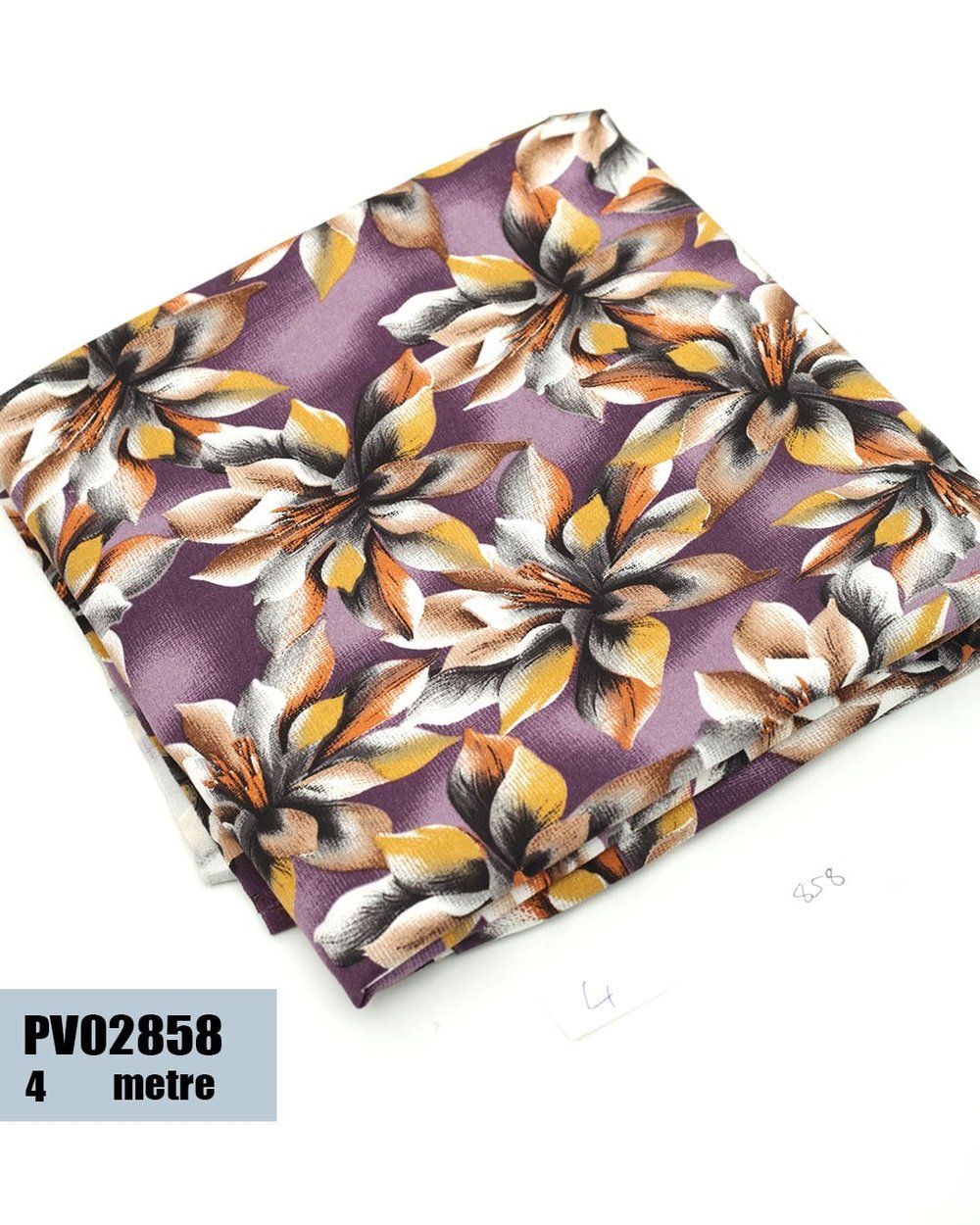 Dar En Pamuk Viskon Parça Kumaş PV02858-858