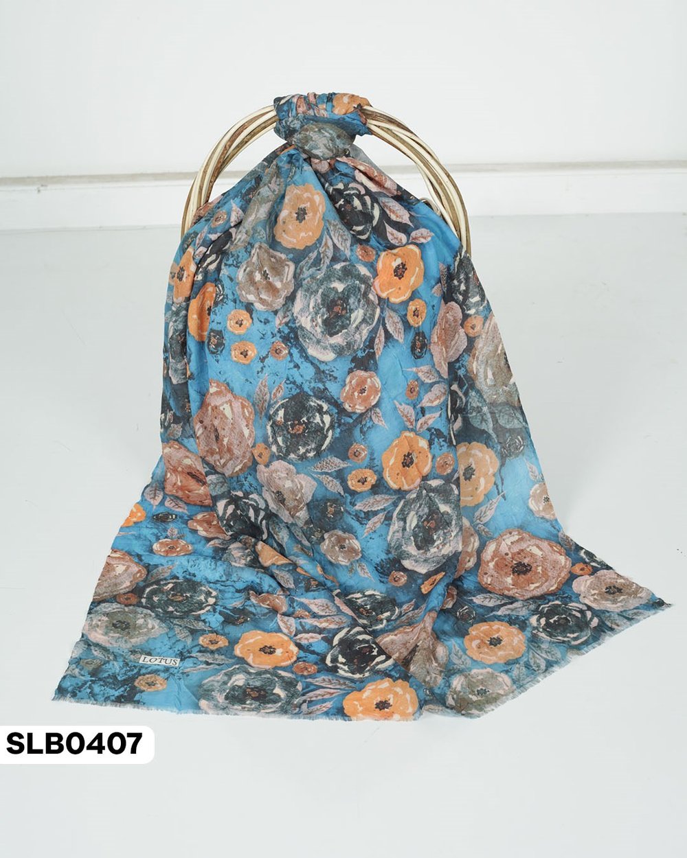 Desenli Lüxs Bambu Şal SLB0407-5526