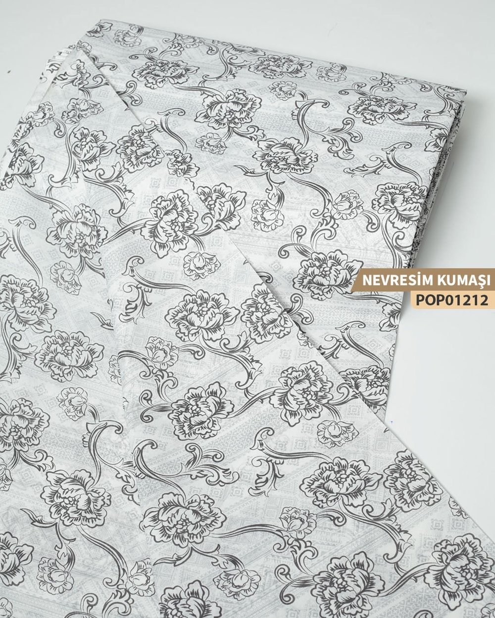 DESENLİ Poplin Nevresim Kumaşı En 240 cm-POP01212-212