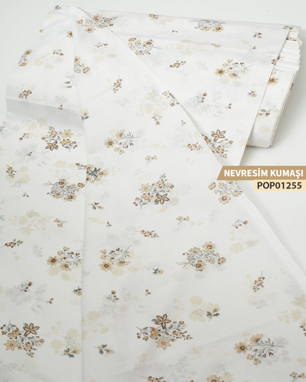 DESENLİ Poplin Nevresim Kumaşı En 240 cm-POP01255-255
