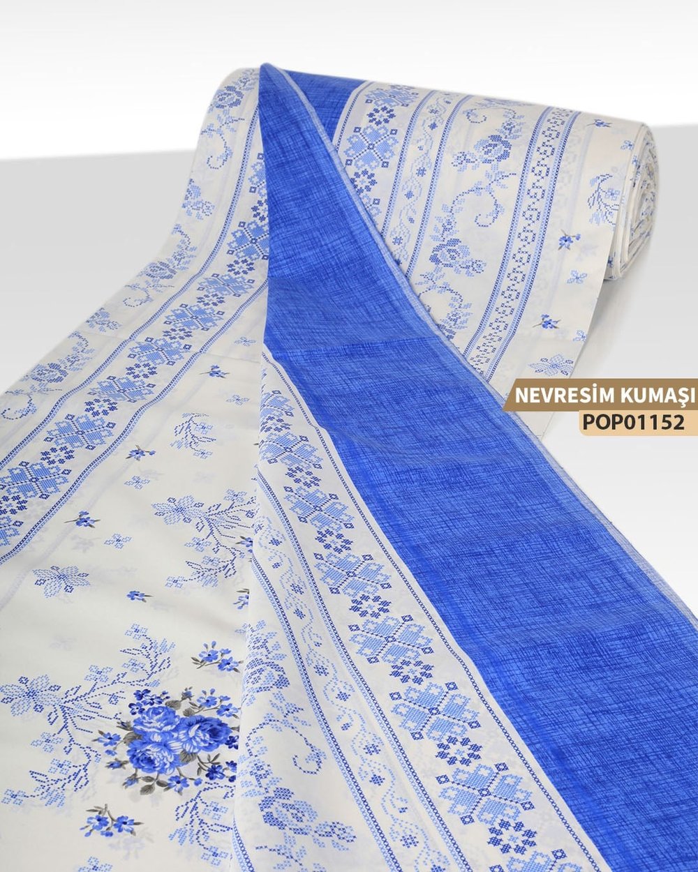 DESENLİ Poplin Nevresim Kumaşı En 240 cm-POP01152-152
