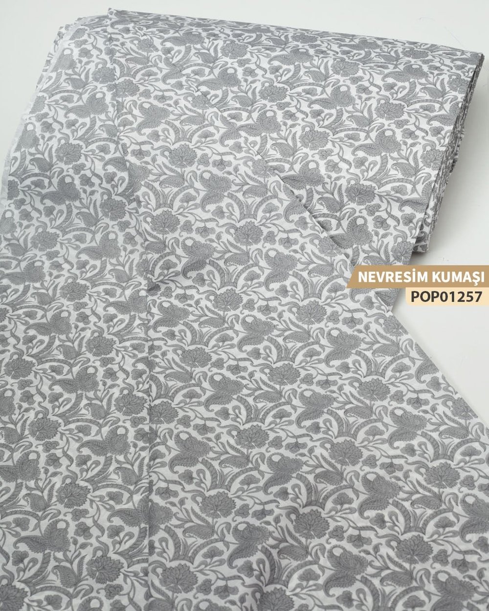 DESENLİ Poplin Nevresim Kumaşı En 240 cm-POP01257-257