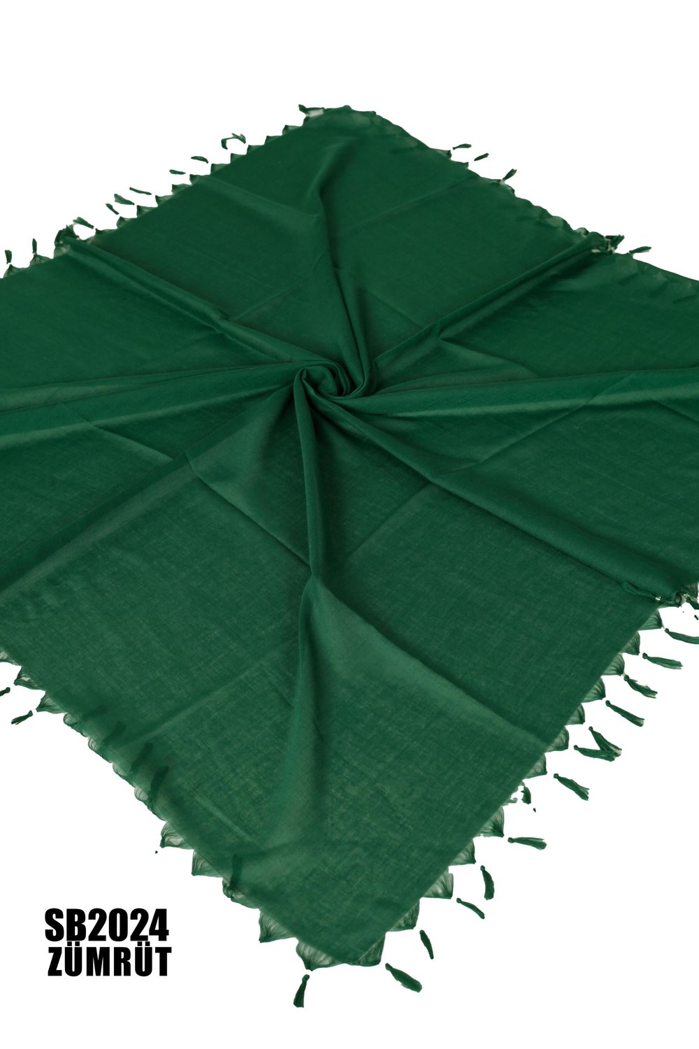 DİMİ 110*110 CM COTTON SÖKME BONCUKLU EŞARP SB2024-6104