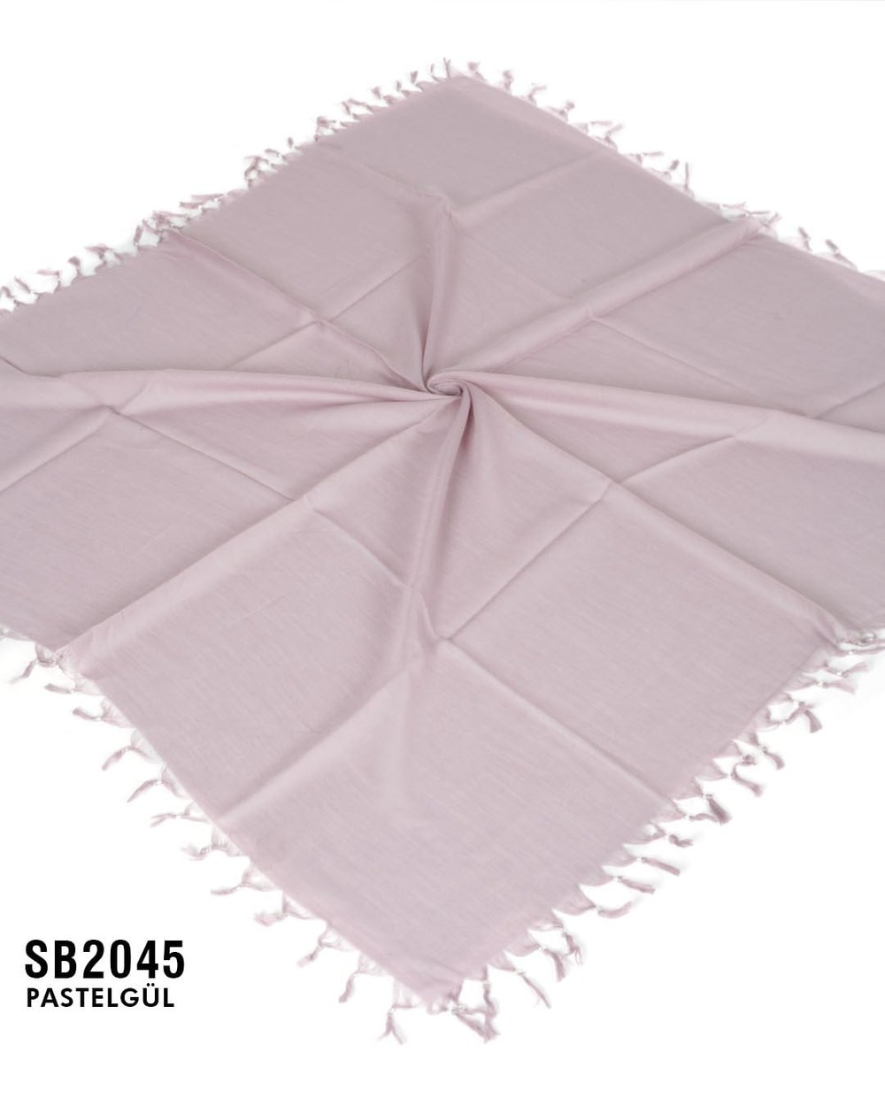 DİMİ 110*110 CM COTTON SÖKME BONCUKLU EŞARP SB2045-6122