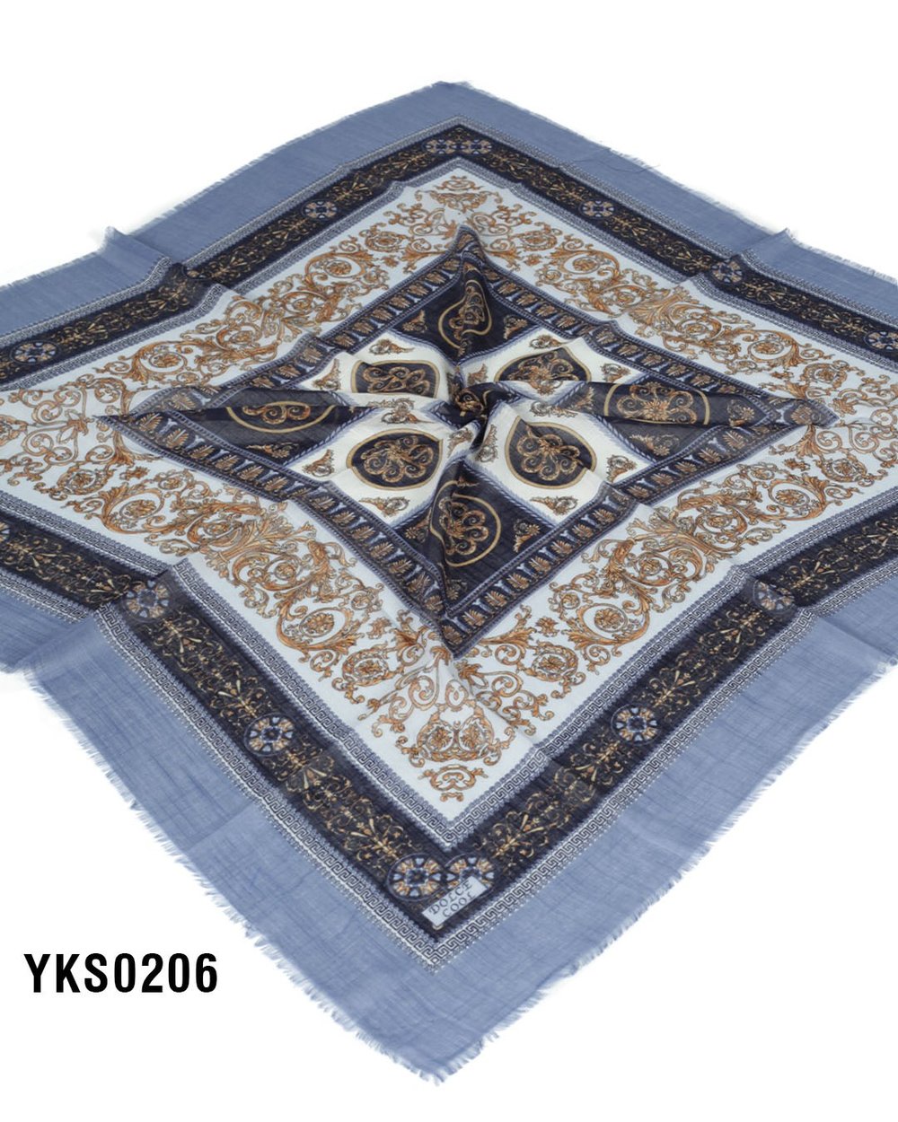 DOLCE COOL 100*100cm Flamlı Eşarp YKS0206-1507