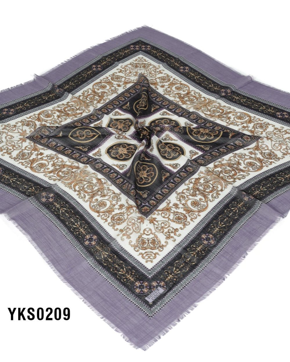 DOLCE COOL 100*100cm Flamlı Eşarp YKS0209-1510
