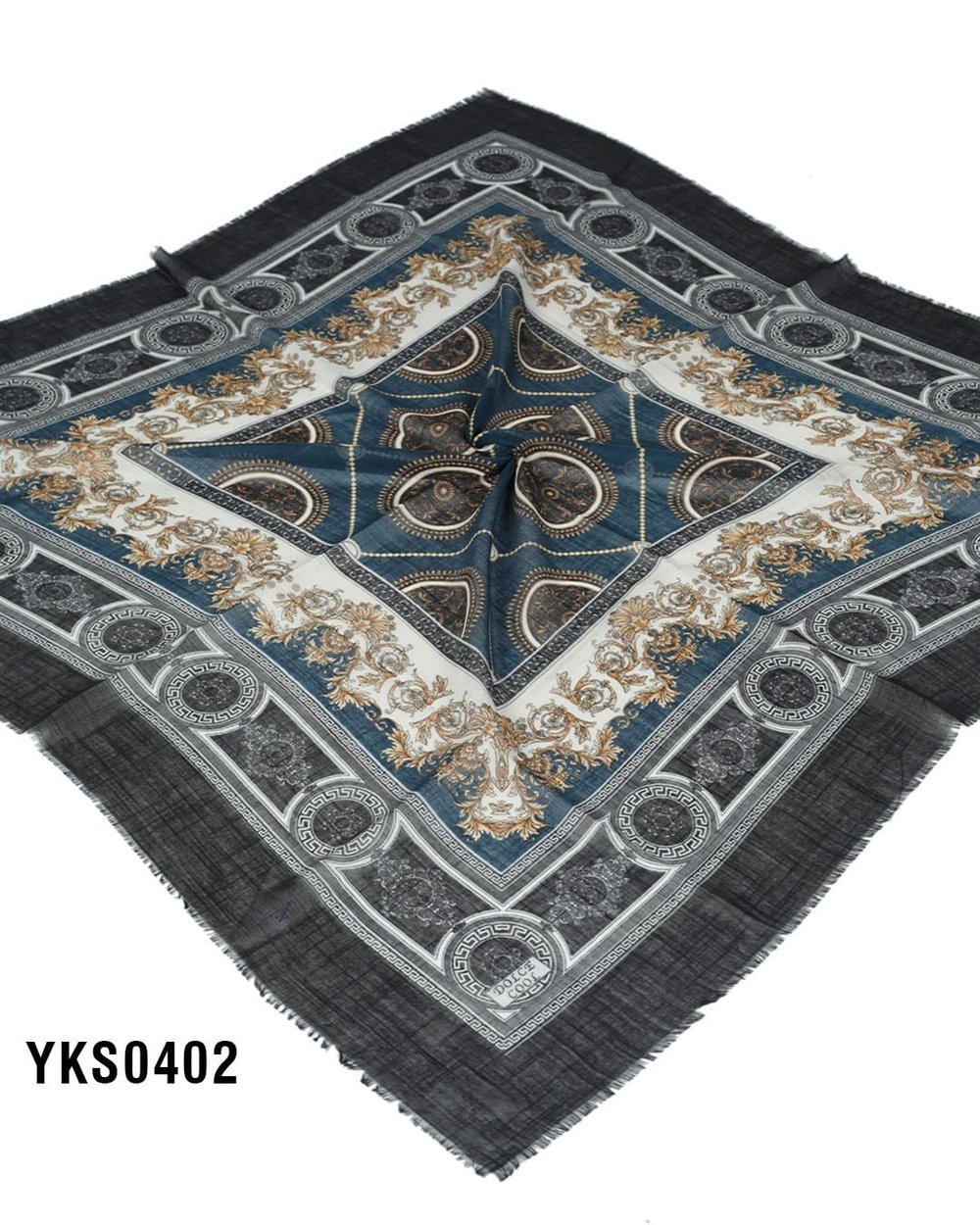 DOLCE COOL 100*100cm Flamlı Eşarp YKS0402-1613