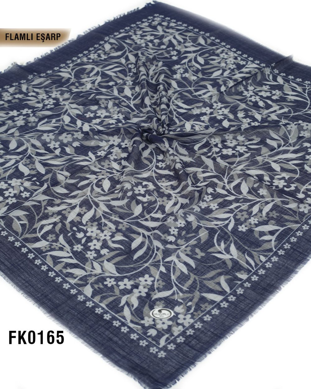 DOLCE İpek 100*100cm Flamlı Eşarp FK0165-4220