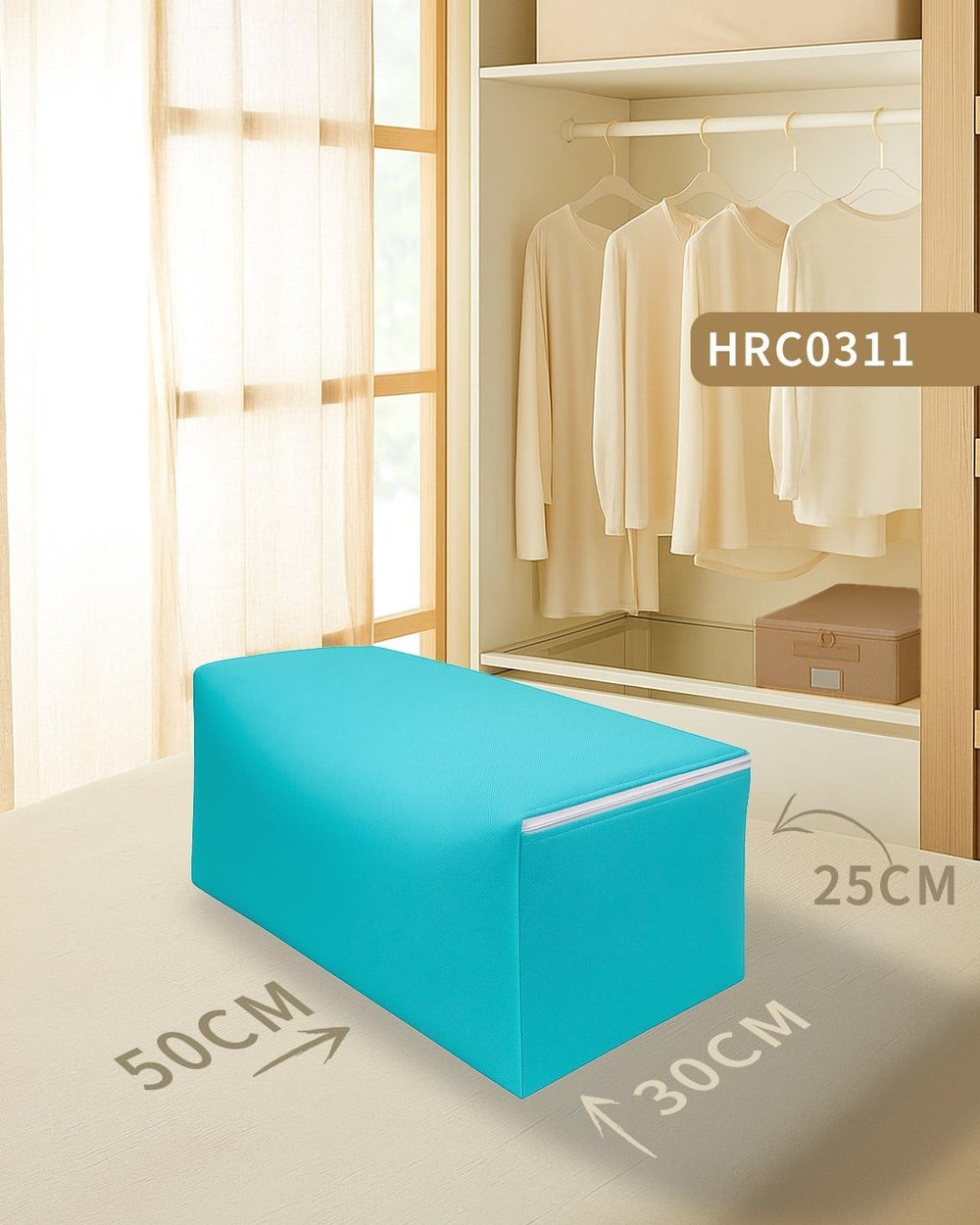 Fermuarlı Kazak hurcu 50x30cm Köşe 25 cm HRC0311-8706