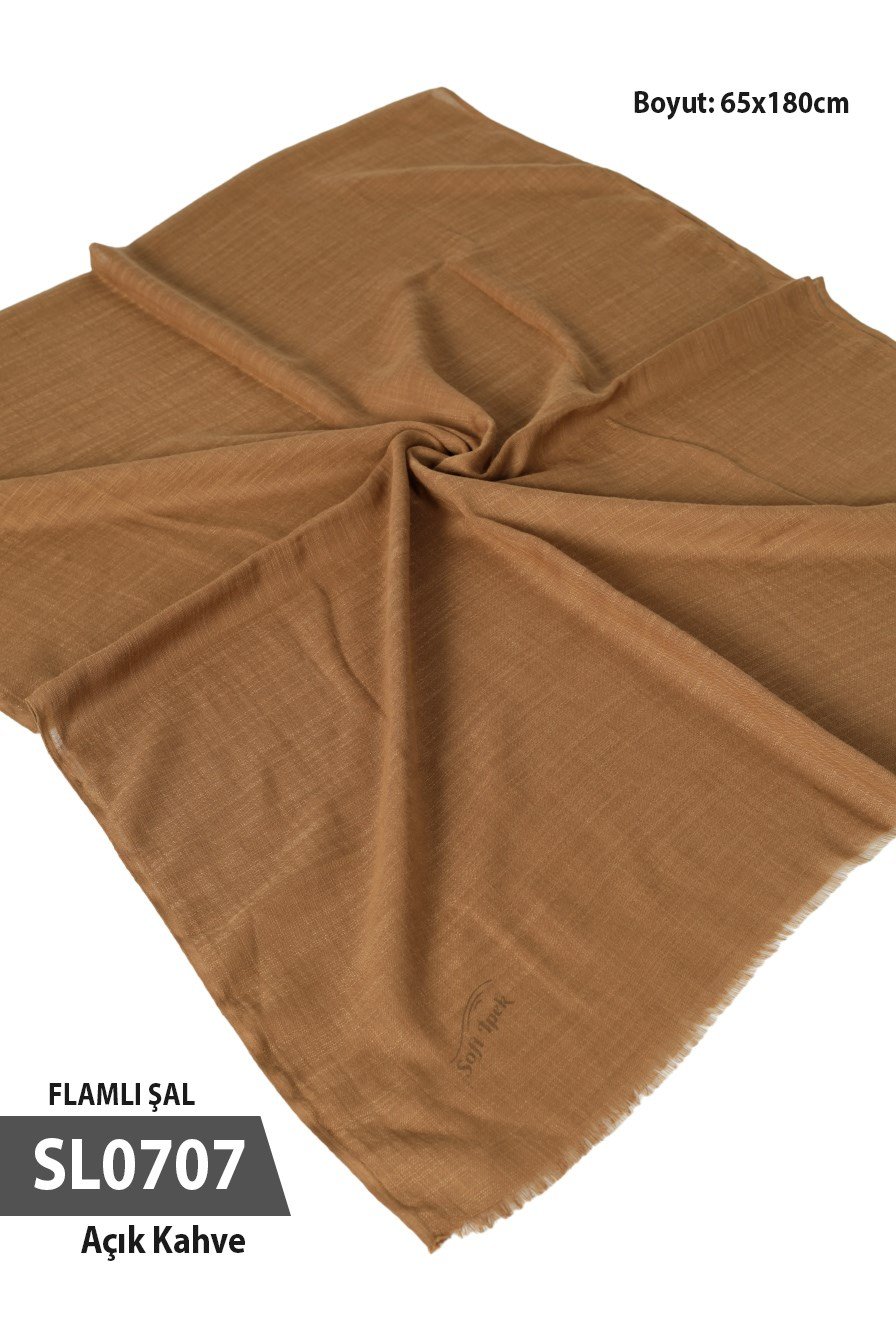 Flamlı Şal A.Kahve SL0707-2810