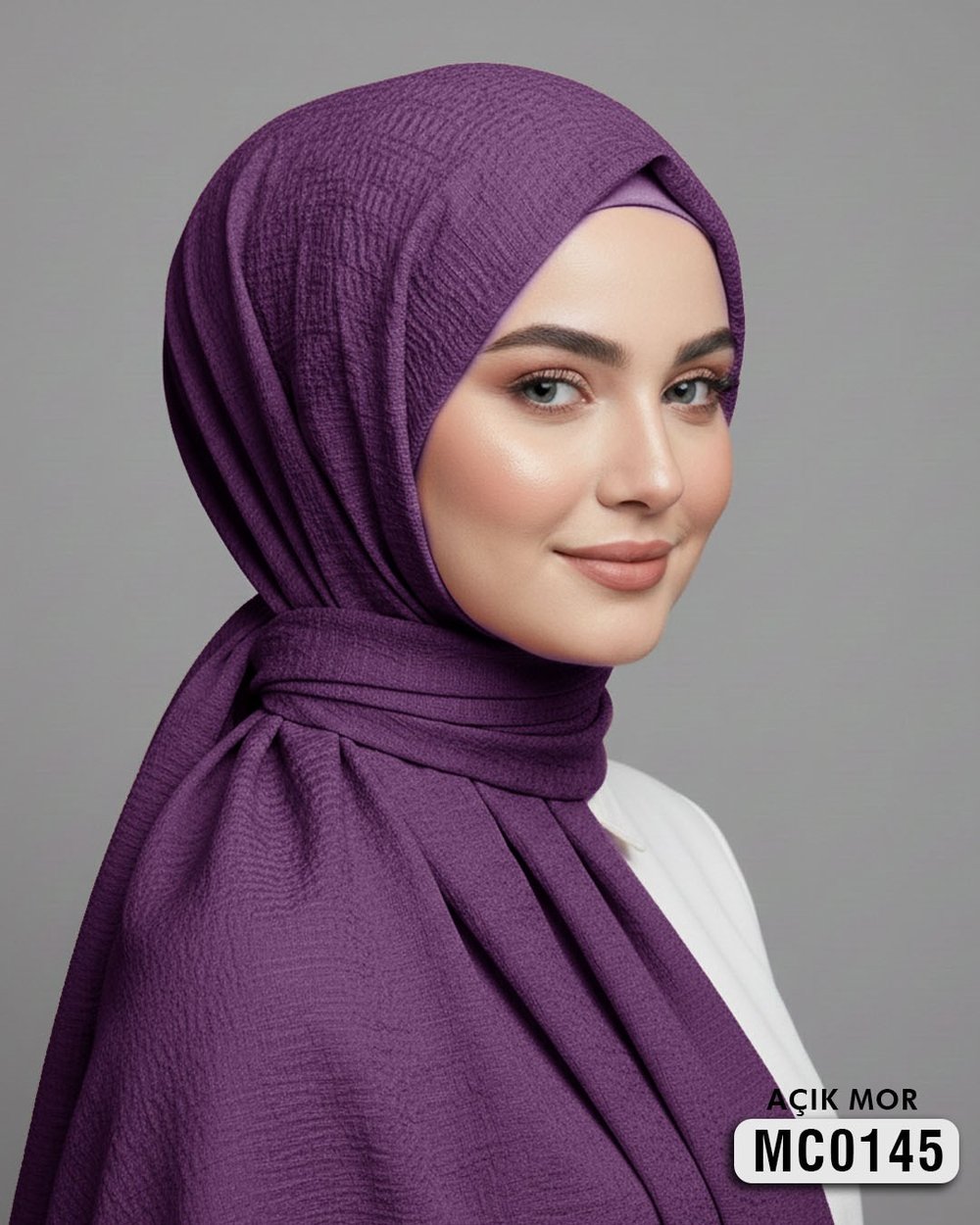 MİO CAZZ EŞARP 100*100 cm Açık Mor MC0145-2109