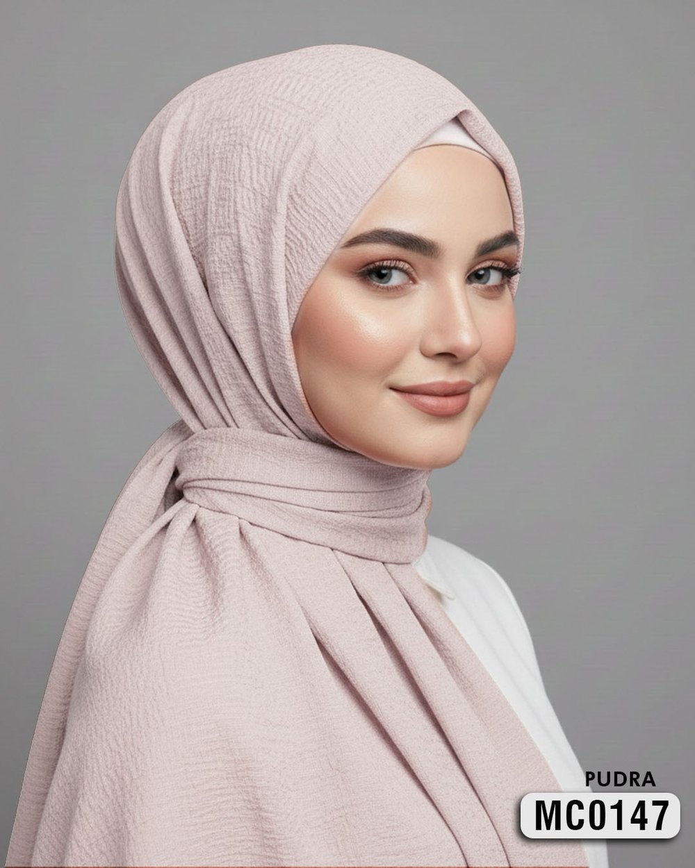 MİO CAZZ EŞARP 100*100 cm Pudra MC0147-2111