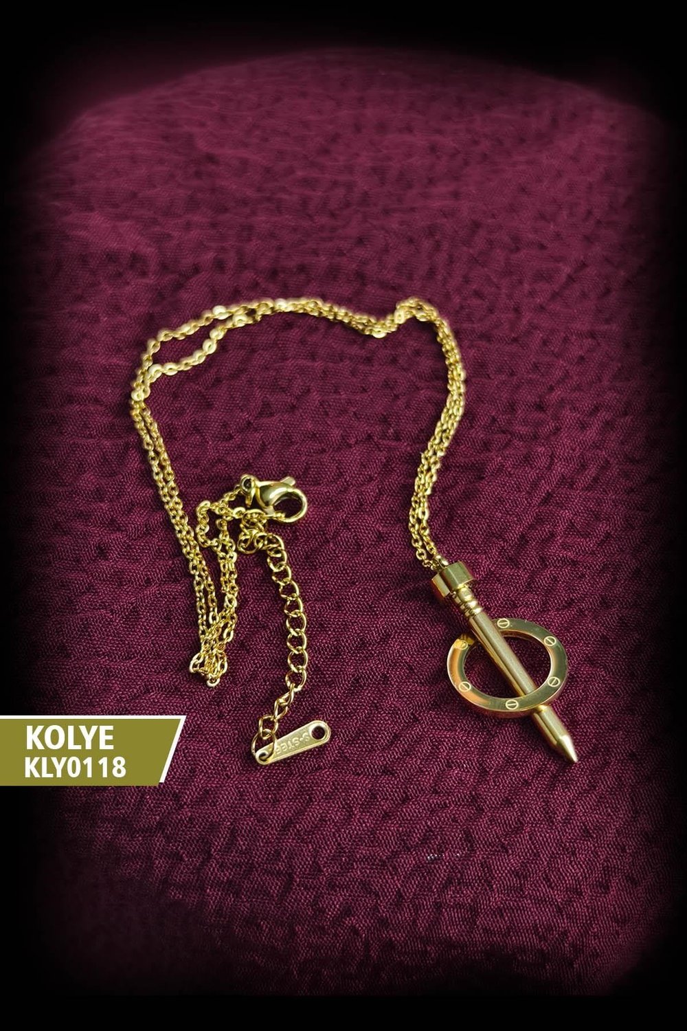 PASLANMAZ ÇELİK KOLYE KLY0118