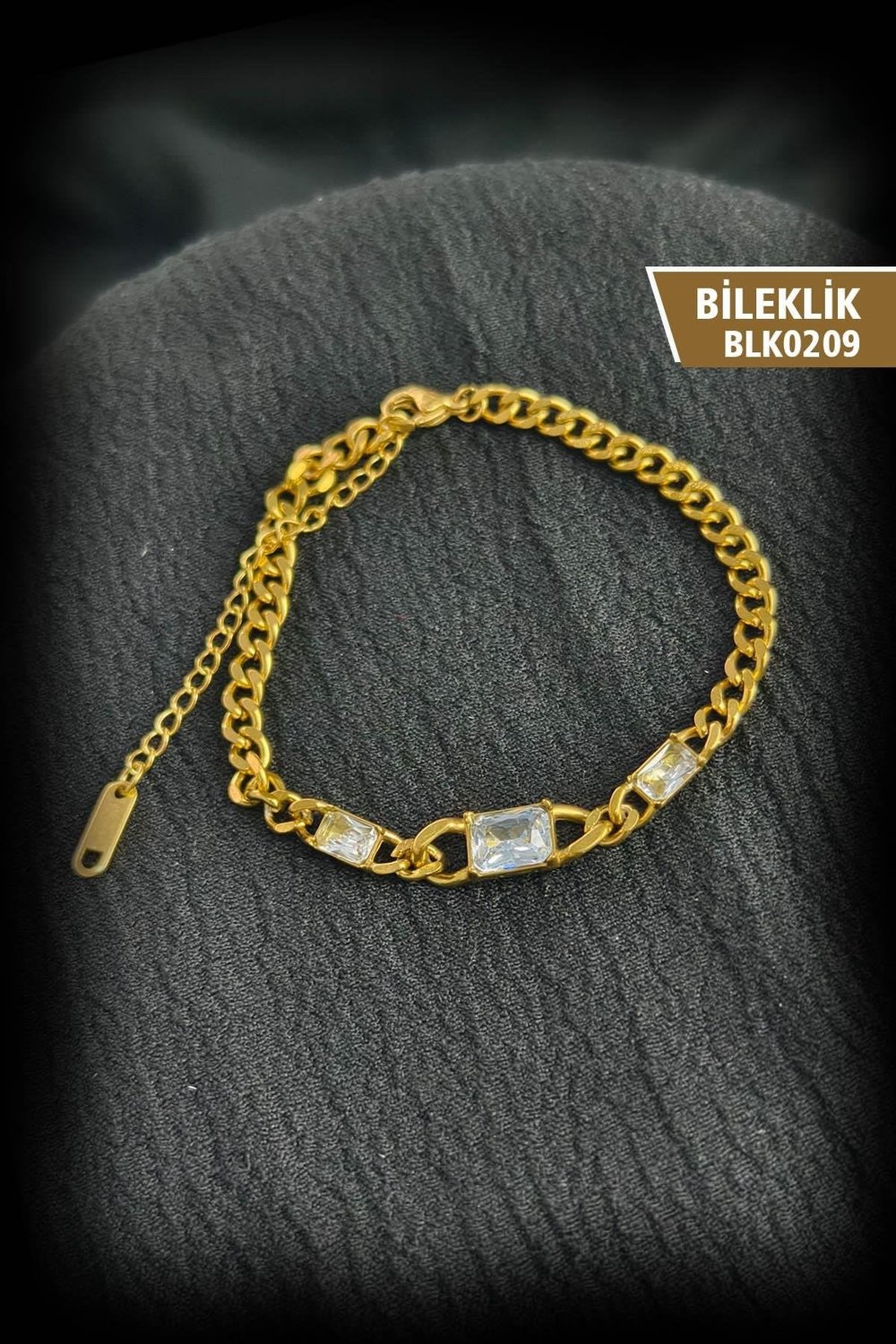 PASLANMAZ ÇELİK ZİNCİR BİLEKLİK BLK0209
