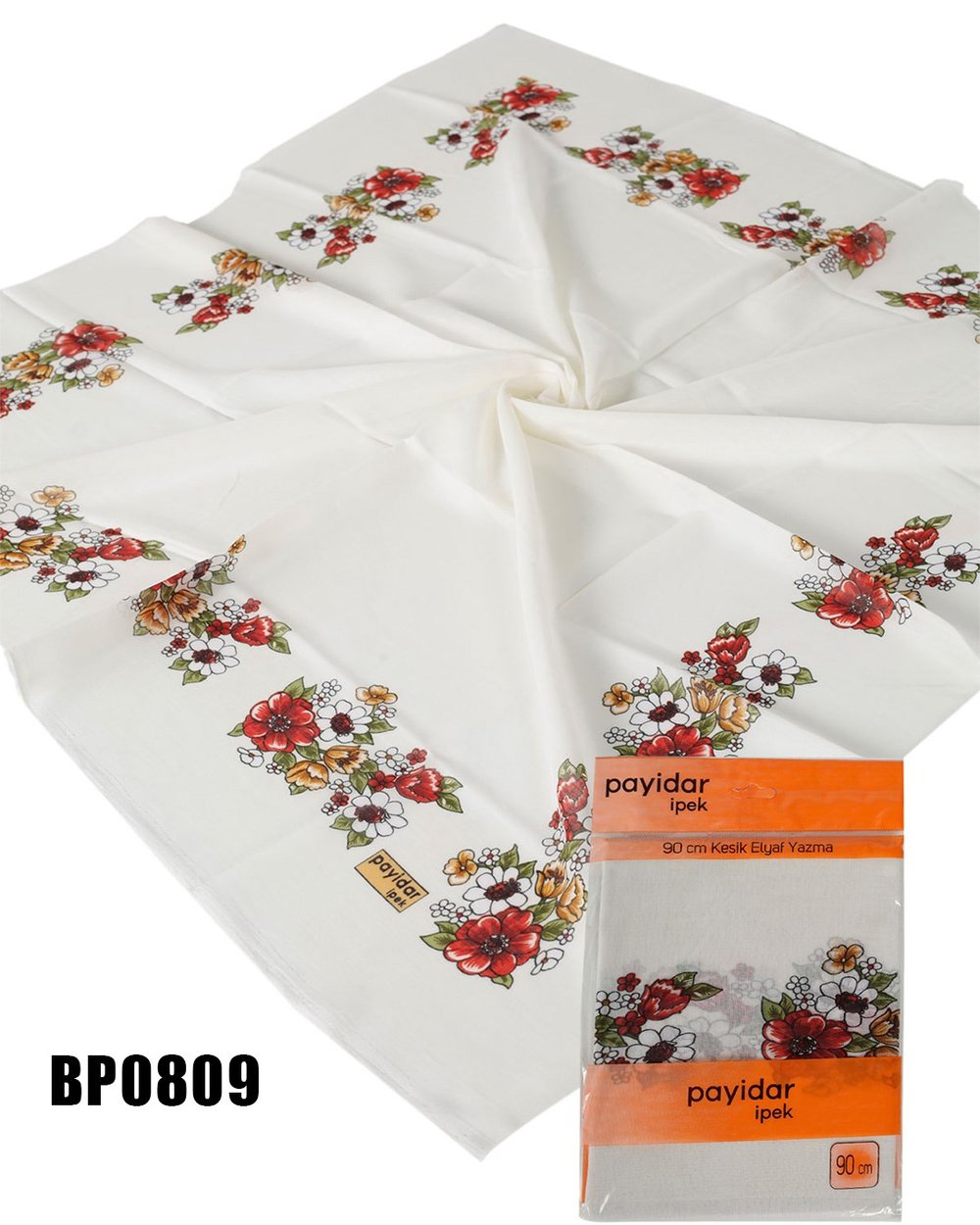 Payidar 90cm Pamuk İçiboş Oyalık Yazma BP0809-1212