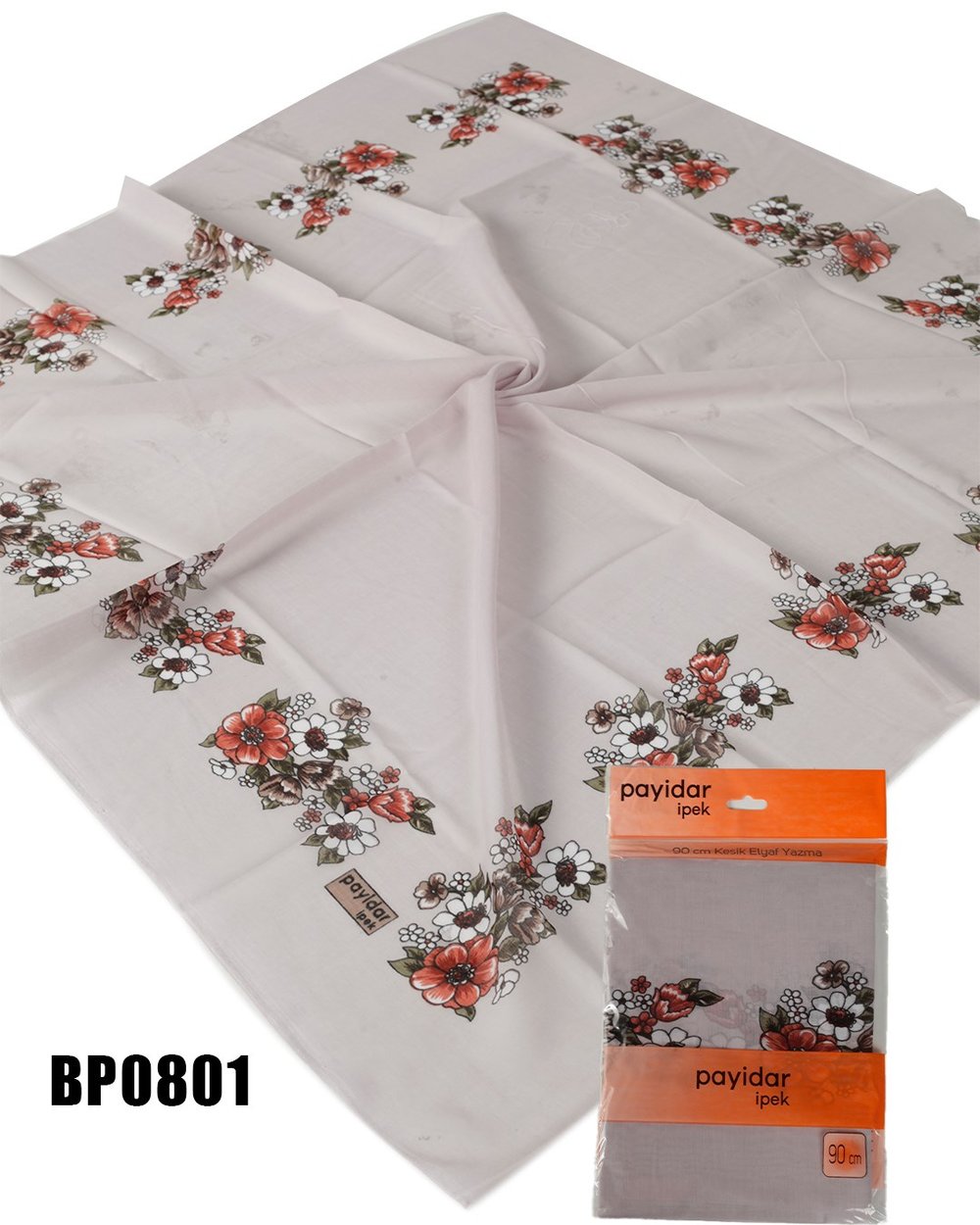 Payidar 90cm Pamuk İçiboş Oyalık Yazma BP0801-1201