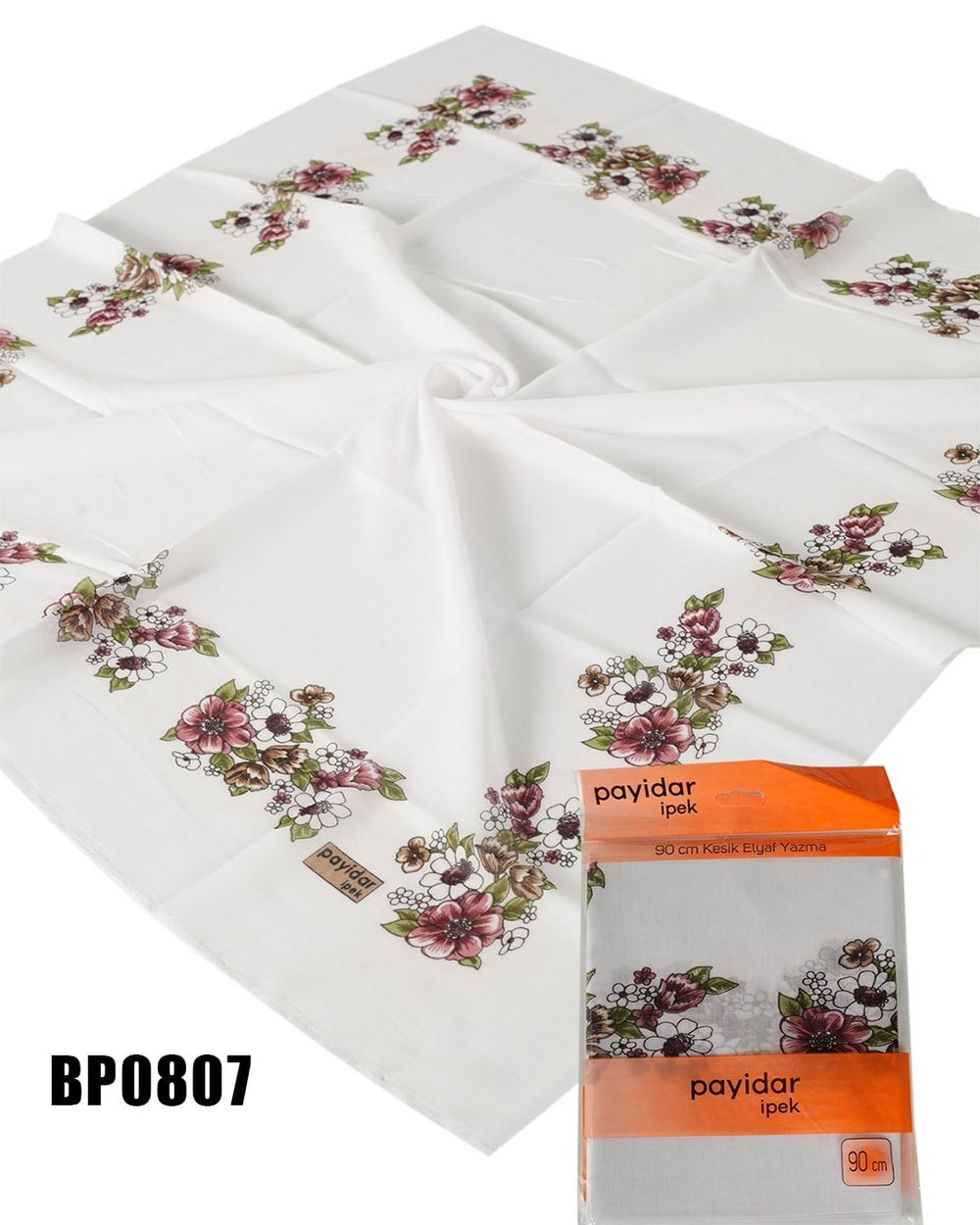 Payidar 90cm Pamuk İçiboş Oyalık Yazma BP0807-1208